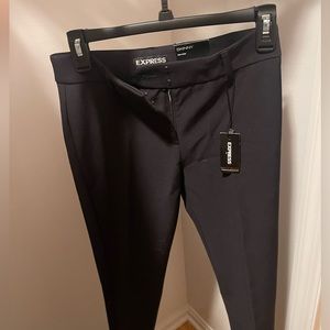Express skinny mid rise dress pants (black) - size 00R